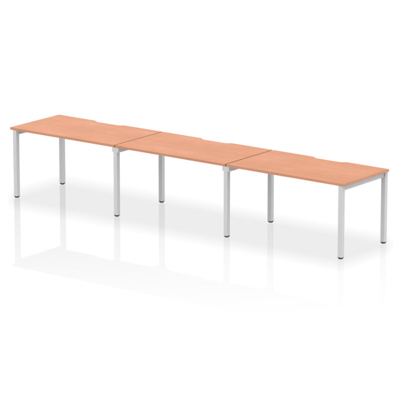 Evolve Plus Single Row Bench Desk - 3 Person - Image 13