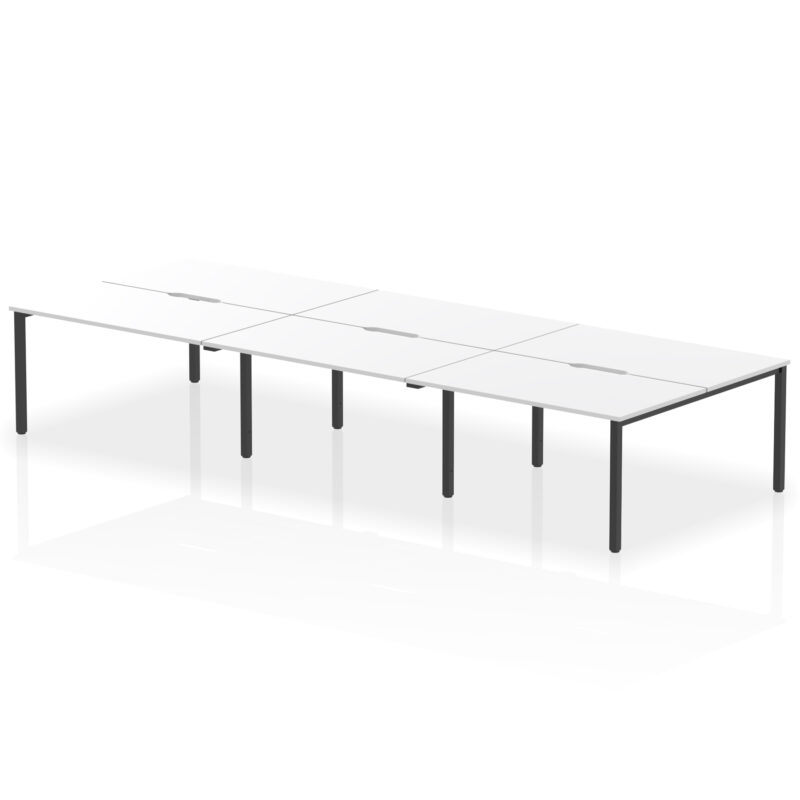 Evolve Plus B2B Bench Desk - 6 Person - Image 47