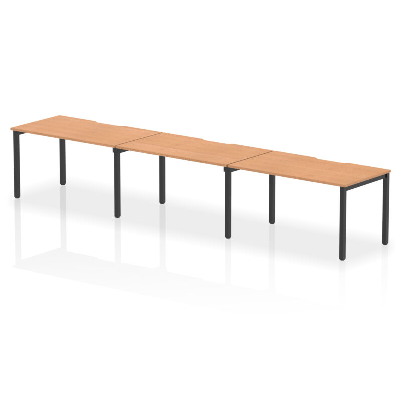 Evolve Plus Single Row Bench Desk - 3 Person - Image 46