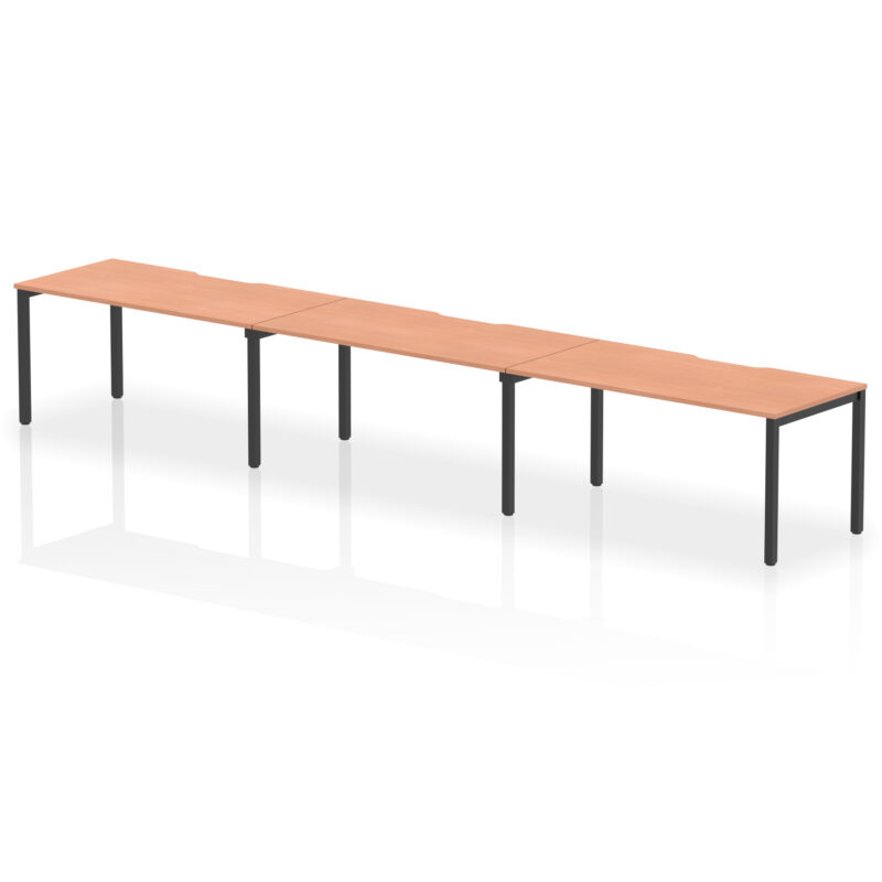 Evolve Plus Single Row Bench Desk - 3 Person - Image 49