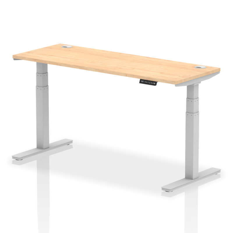 OE - Air Height Adjustable Slimline Desk With Cable Ports - Image 16