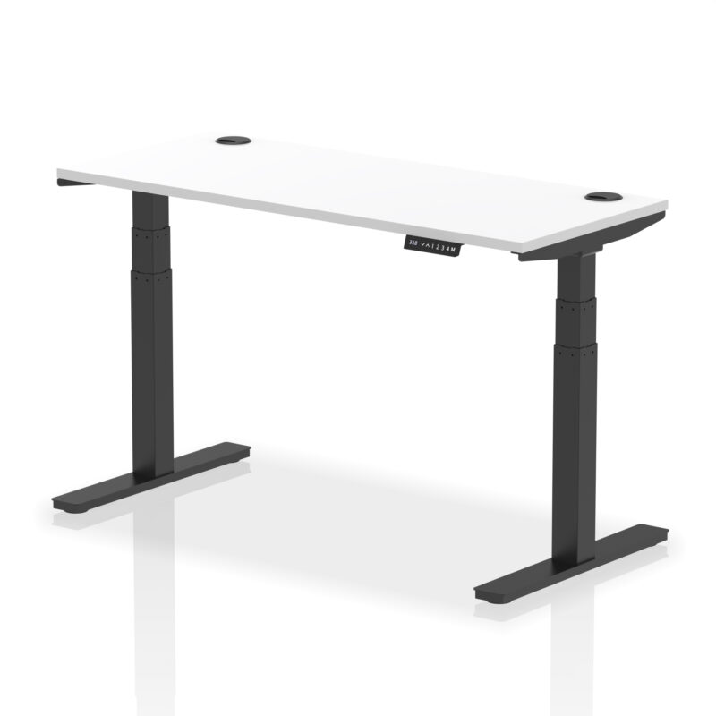 OE - Air Height Adjustable Slimline Desk With Cable Ports - Image 58