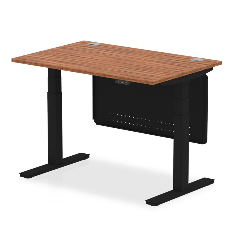 Air Height Adjustable Desk With Cable Ports With Steel Modesty Panel - Image 13