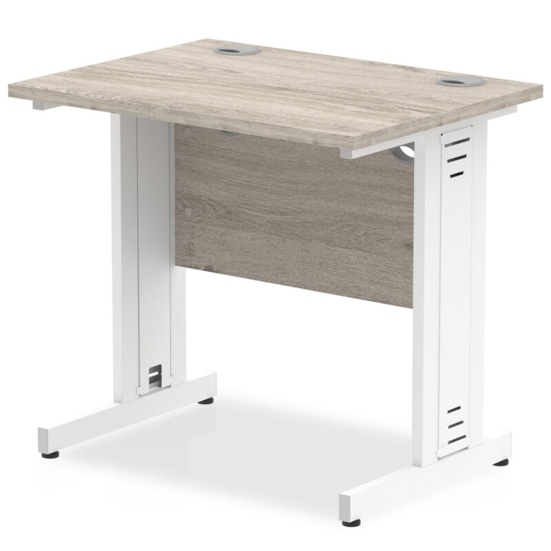 Impulse 800mm Slimline Desk Cable Managed Leg - Image 4