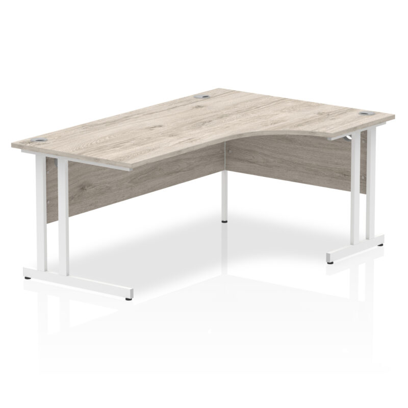 Impulse 1800mm Right Crescent Desk Cantilever Leg - Image 4