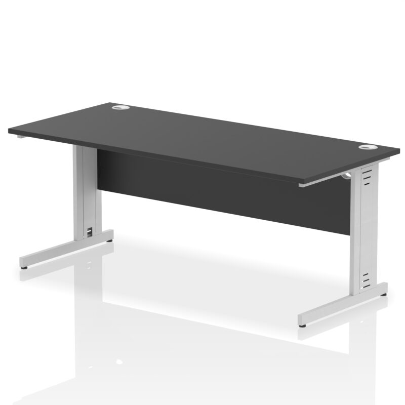 Impulse 1800mm Straight Desk Cable Managed Leg - Image 97