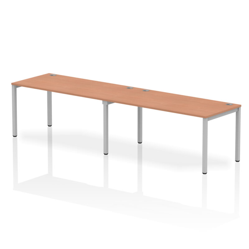 Impulse Single Row Bench Desk - 2 Person - Image 25