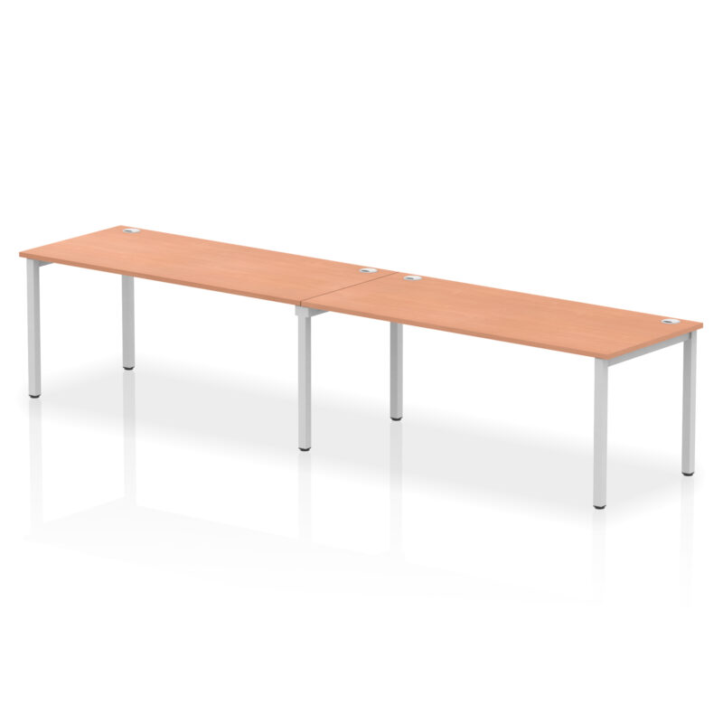 Impulse Single Row Bench Desk - 2 Person - Image 37
