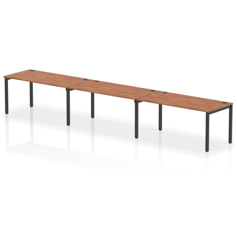 Impulse Single Row Bench Desk - 3 Person - Image 75