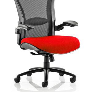 Houston High Mesh Back Heavy Duty Task Operator Office Chair with Arms - Image 5