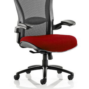 Houston High Mesh Back Heavy Duty Task Operator Office Chair with Arms - Image 6