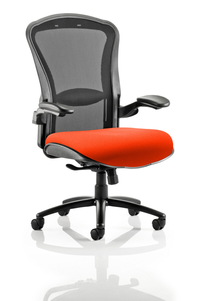 Houston High Mesh Back Heavy Duty Task Operator Office Chair with Arms - Image 8