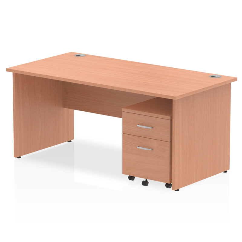 EE - Impulse Panel End Straight Desk With Mobile Pedestal - Image 25