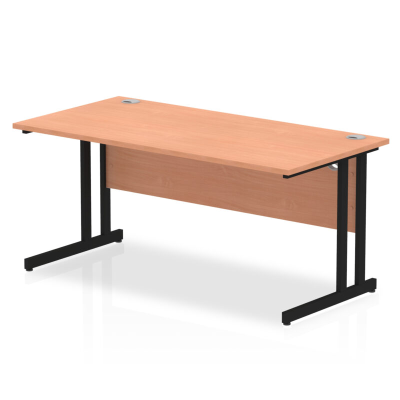 Impulse 1600mm Straight Desk Cantilever Leg - Image 10