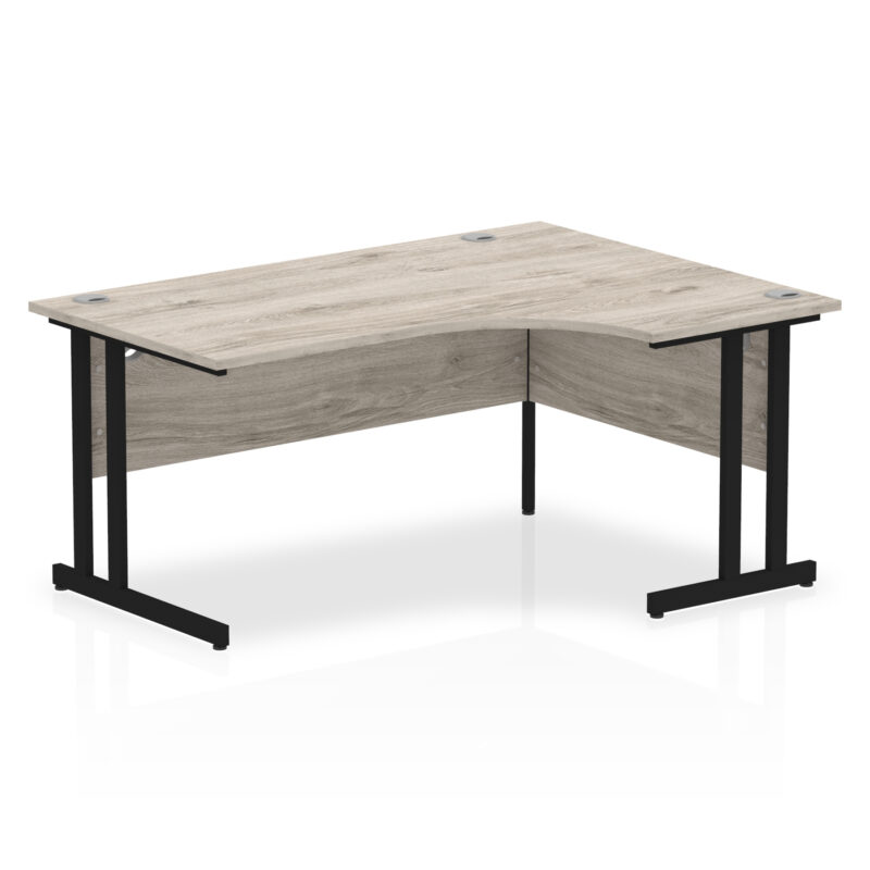 OE - Impulse 1600mm Right Crescent Desk Cantilever Leg - Image 18