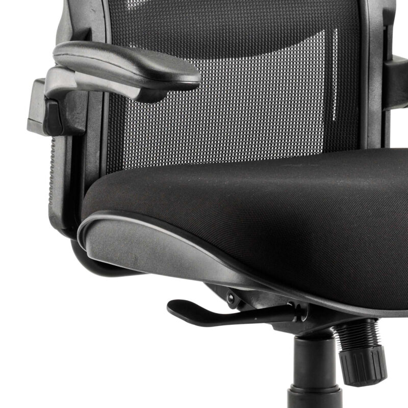 Houston High Mesh Back Heavy Duty Task Operator Office Chair with Arms - Image 3
