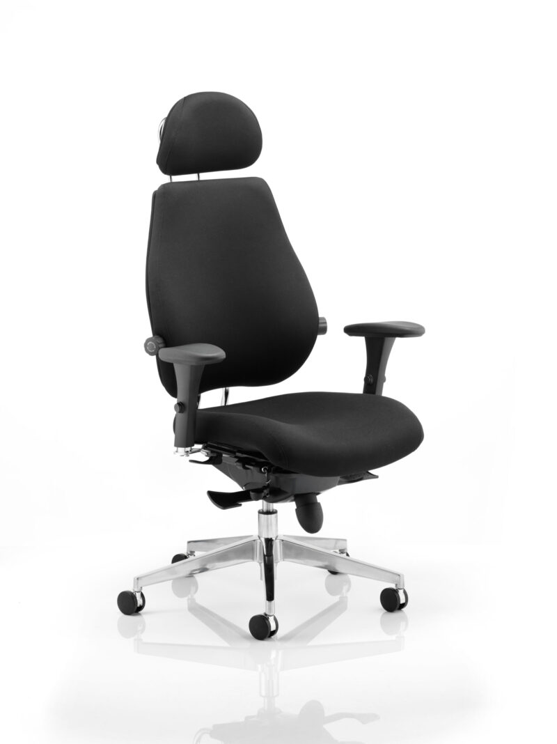 Chiro Plus Ultimate High Back Ergonomic Posture Chair with Arms and Headrest - Image 9
