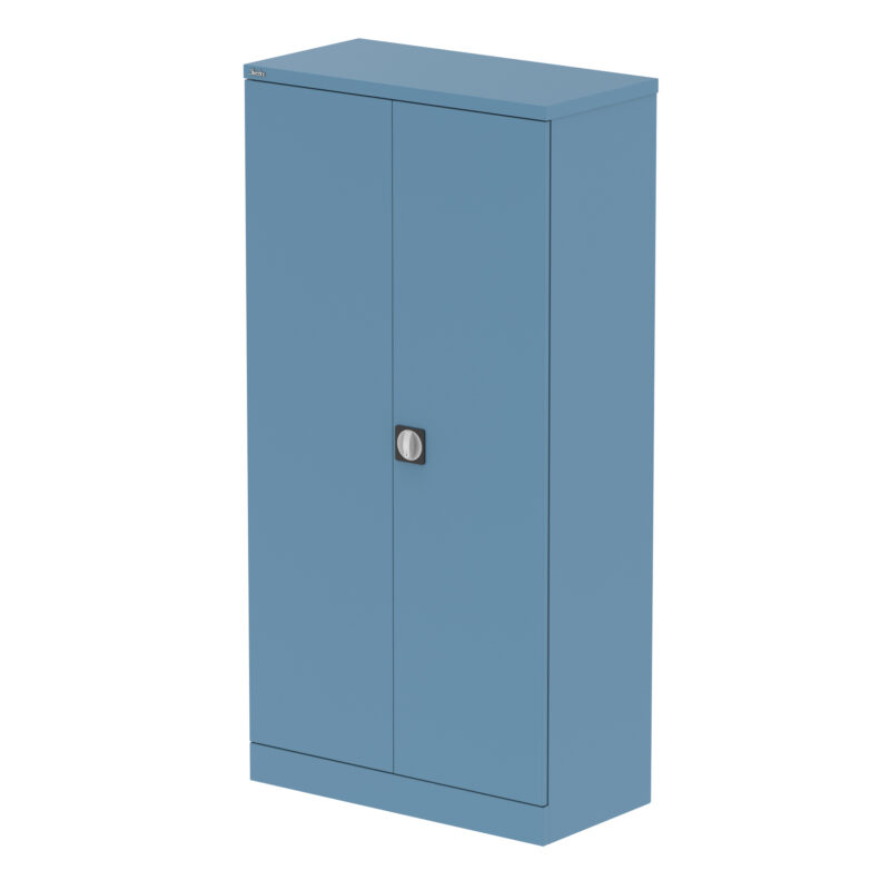 Qube Stationery 2-Door Cupboard With Shelves - Image 43