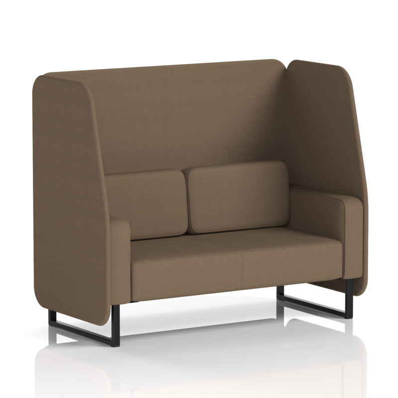Brixworth Open Booth With Black Legs in Single Tone - Image 80