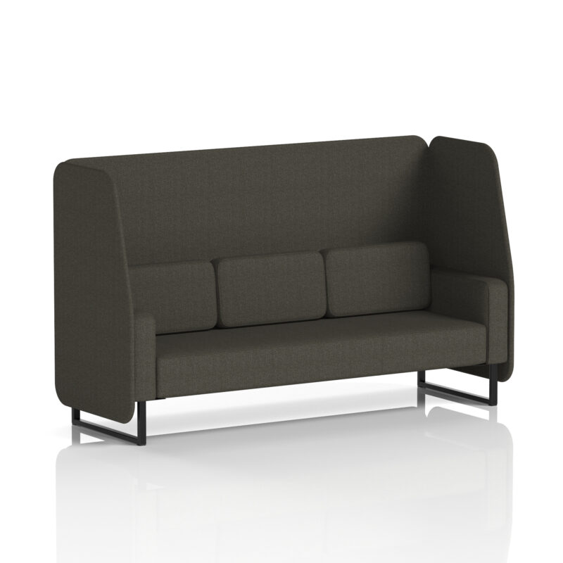 Brixworth Open Booth With Black Legs in Single Tone - Image 48