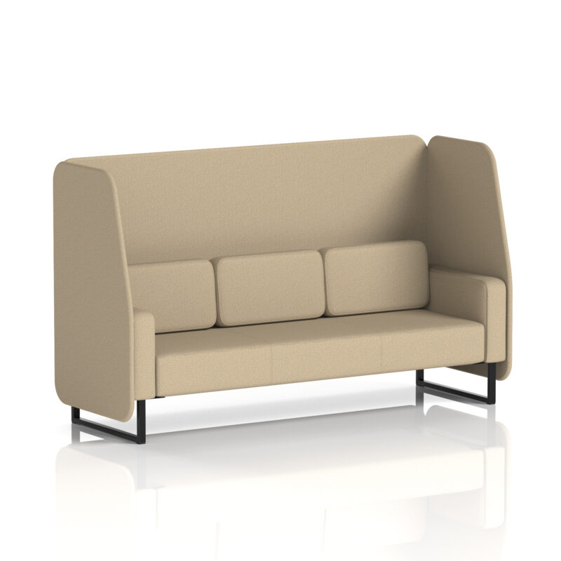 Brixworth Open Booth With Black Legs in Single Tone - Image 51