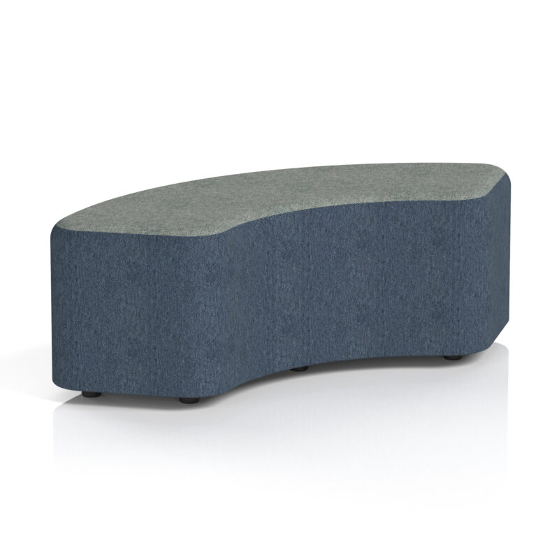 Harlestone Curved Stool in Two Tone - Image 3